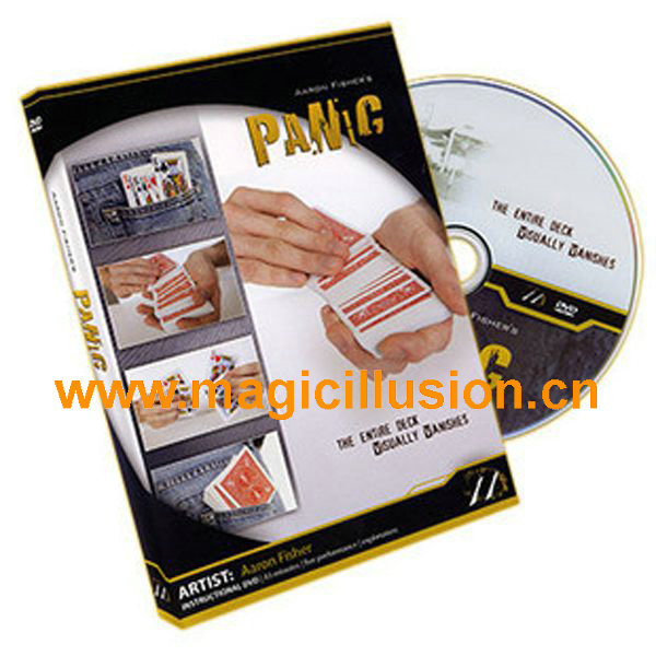 Panic (DVD and Gimmick) by Aaron Fisher Magic Tricks Stage Props